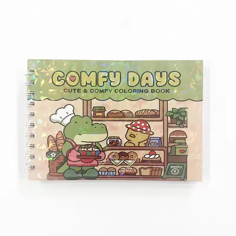 Cozy Friends & Comfy Days Coloring Book For Adults And Teens Creative Fun & Stress Relief Art Perfect Gift