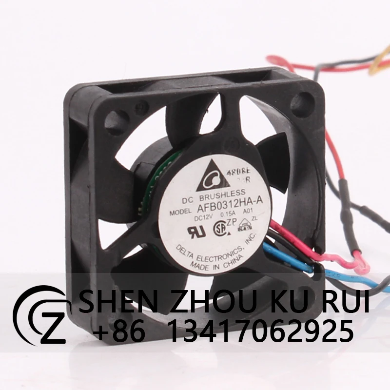 AFB0312HA-A Case Cooling Fan for DELTA DC12V 0.15A EC AC 30X30X10mm 3010 3CM Projector Double Ball Bearing Centrifugal Exhaus