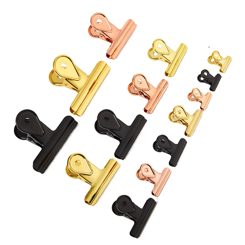 الإبداعية الملونة القرطاسية مشبك معدني Vintage تتوافق كليب ورقة الوثائق منظم المعادن الموثق كليب طالب القرطاسية 1X