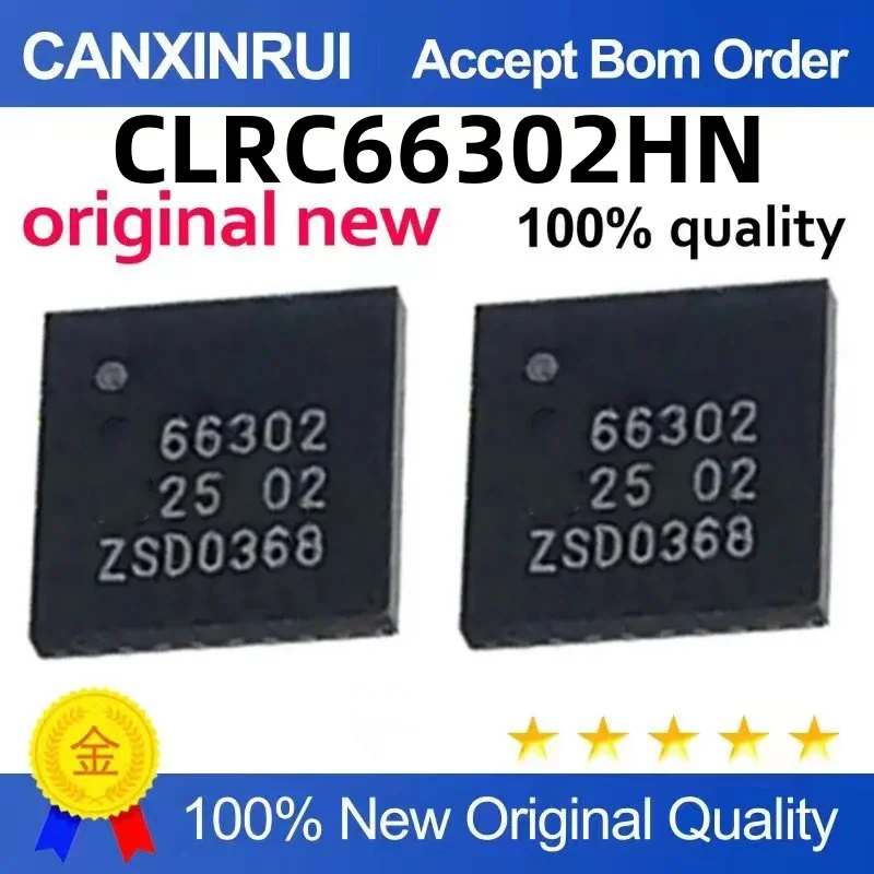 

CLRC66302HN CLRC66302 Silk screen: 66302 Contact Card Reader QFN is new from stock