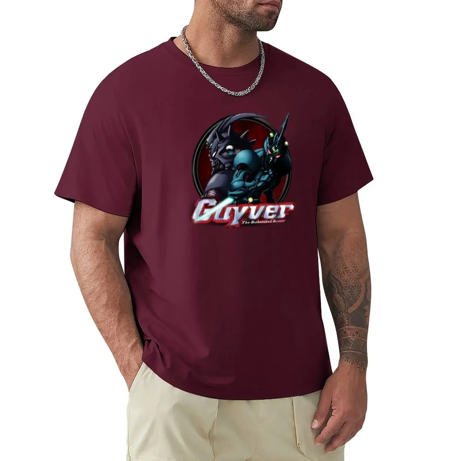 Oversized Heavyweights Boys Whites Heavy Weight T Shirts for Men Guyver Guyver Guyver T-Shirt Harajuku Graphic Men Clothing Tee