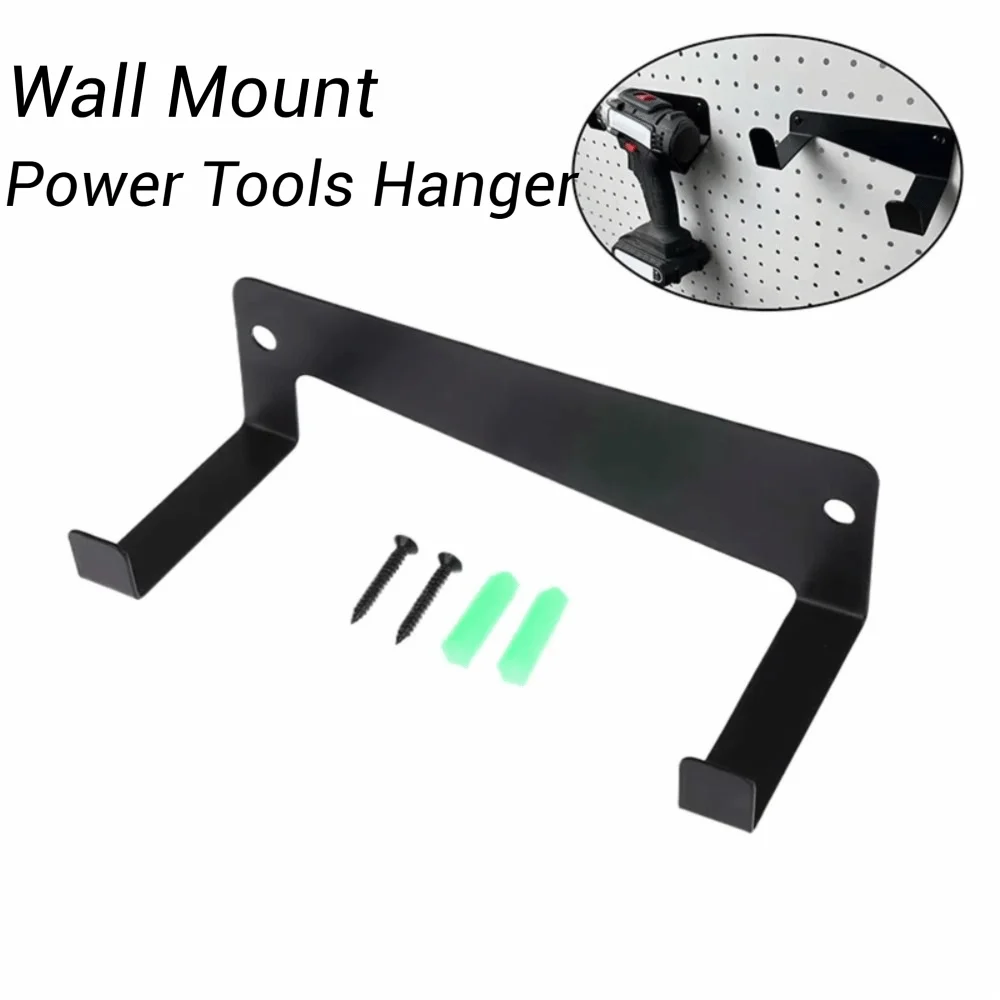 Metal Storage Rack Strong Load-bearing Wall Mounted Power Tools Hanger Easy Installation Electric Drill Stand for Milwaukee