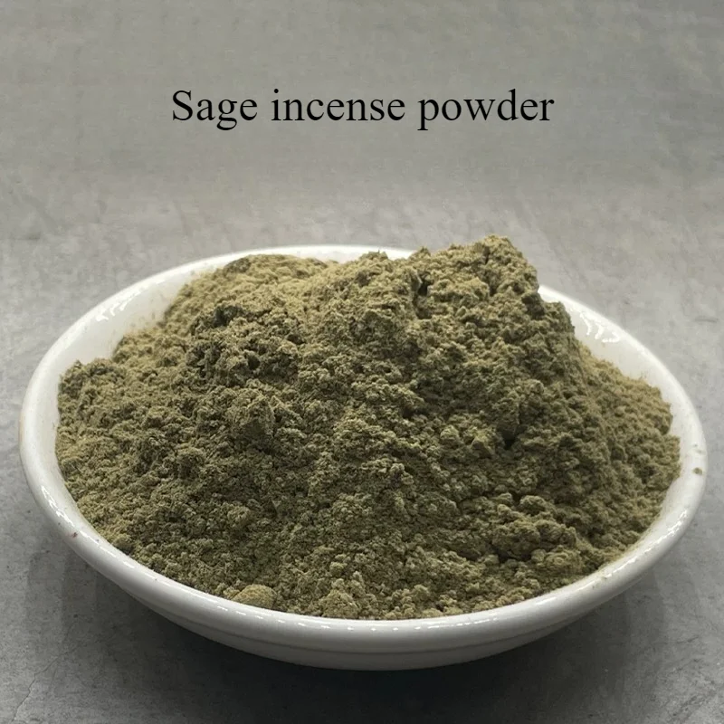 500g United States California Sage Incense Powder Handmade DIY Study Room Meditation Clean Air Lasting Fragrance Remove Odors