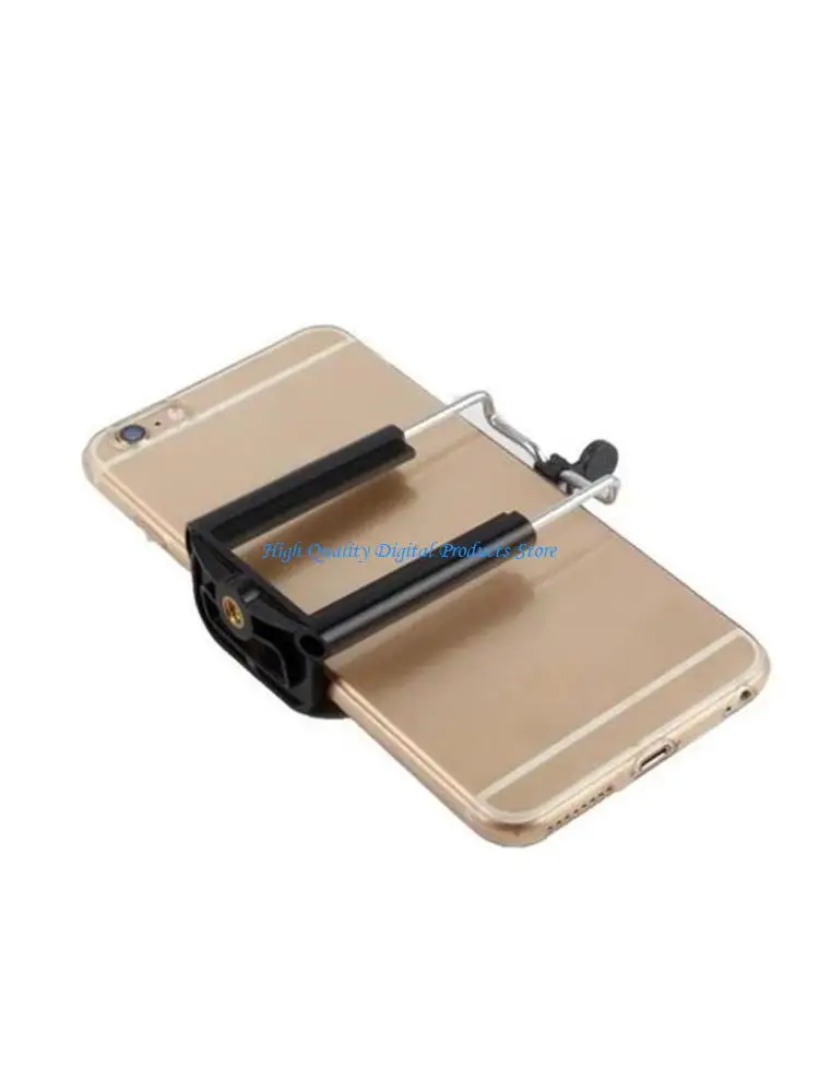 U2JE Smartphone Tripod Adapter Cell Phone Stand Holder for Desktop Tripod Video Universal Metal Adjustable Clamp