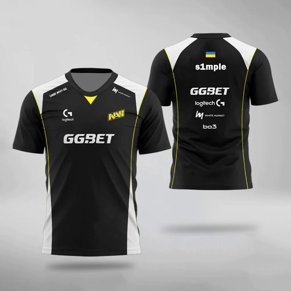Navi 2025 CS2 E-sports Team Uniform Jersey CS:GO Professional League Training Uniform S1mple Aleksib