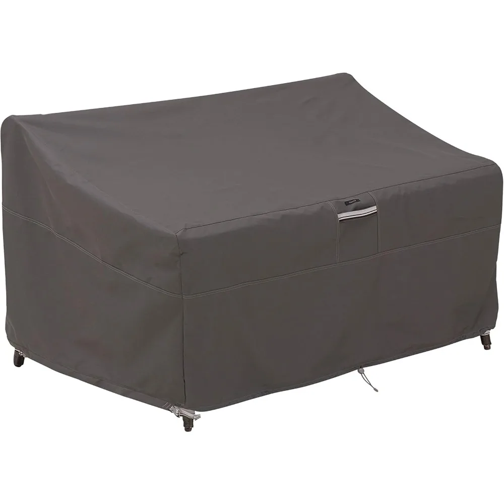 

Classic Accessories 55-424-045101-EC Ravenna Water-Resistant 88 Inch Deep Seated Patio Loveseat Cover,Taupe,Large, Patio Furnitu