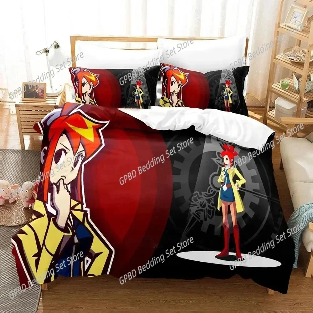 Game Ghost Trick Phantom Detective Bedding Set Single Twin Double Queen King Cal King Size Bed Linen Set