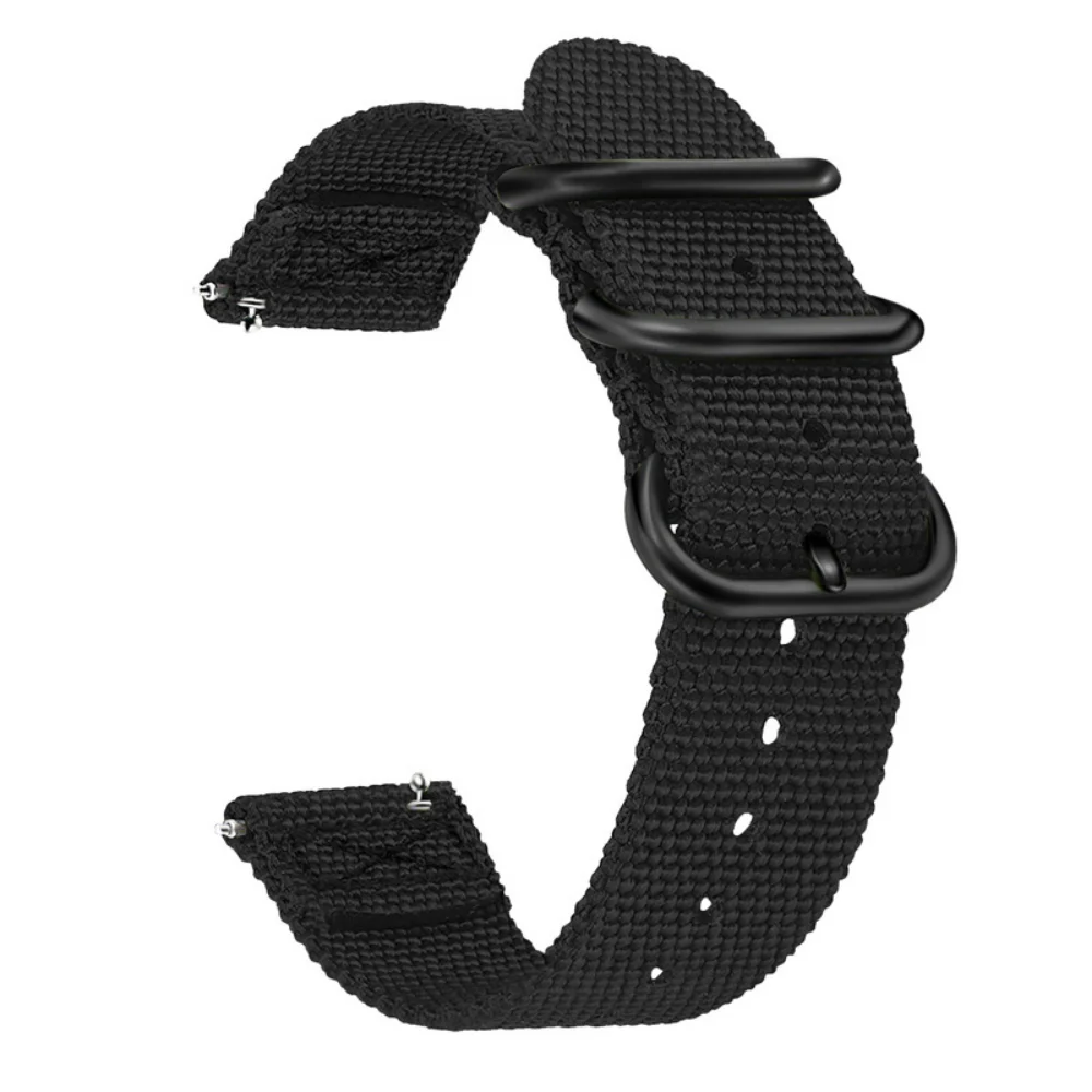 22mm Nylon Loop Strap for Huawei Watch GT GT-2-3Pro 46mm Bracelet for Samsung Watch 46mm/3 45mm/Gear S3 Classic/Amazfit GTR Band