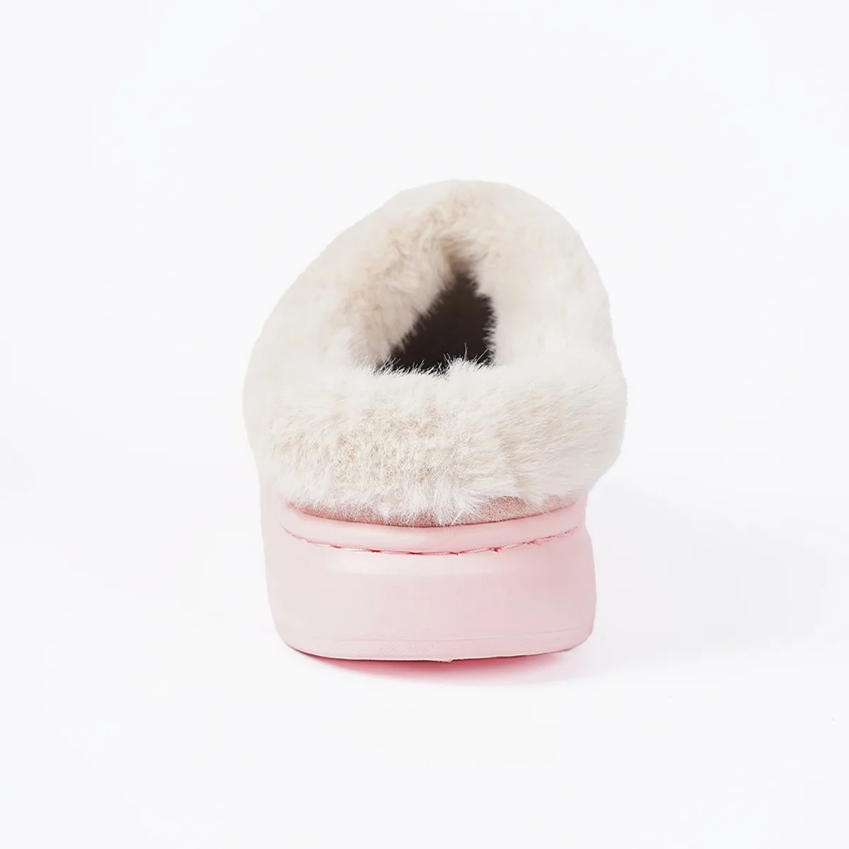 Comwarm Plattform Flauschige Hausschuhe Frauen Neue Mode Fuzzy Hausschuhe Haus Plüsch Winter Frauen Schuhe Hause Baumwolle Schuhe Große Größe – Detail 7