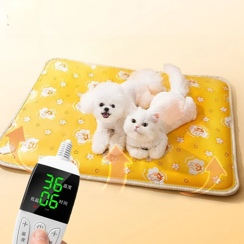 Pet Electric Heating Blanket Dog Constant Temperature Heating Pad Scratch-proof and Bite-proof Heating Pad Electric Mat for Cats