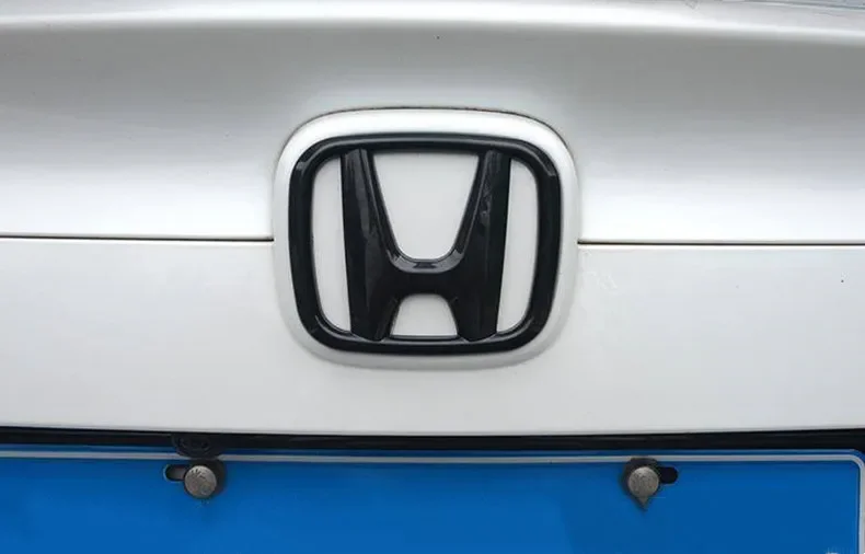 1 قطعة لهوندا H سيفيك الأسود الفضة شارة مناسبة أوديسي سبيريت سيتي اليشم سيارة تصميم الجبهة مصبغة مقصورة الأمتعة ملصق #6