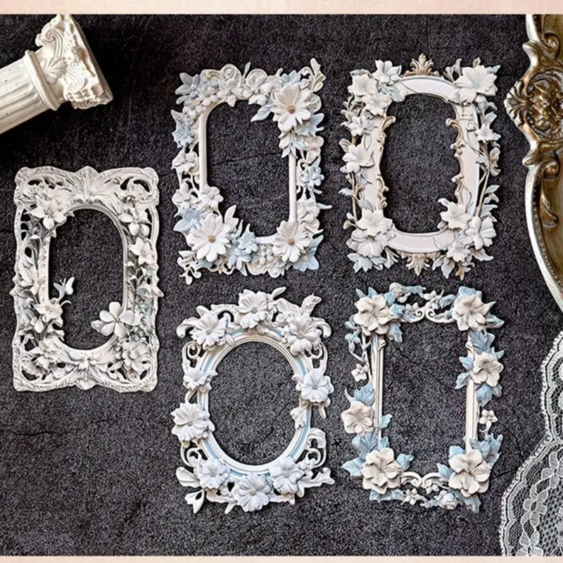 D57D Vintage Rame Crame Outtout Gordert For Craft Journal Card Card Card