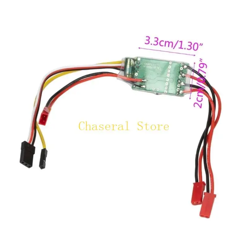 E7CE 5A DULA VIA CONTROLADOR ELETRONAL RC 2-3S LIPO ESC BIDIRECTIAL