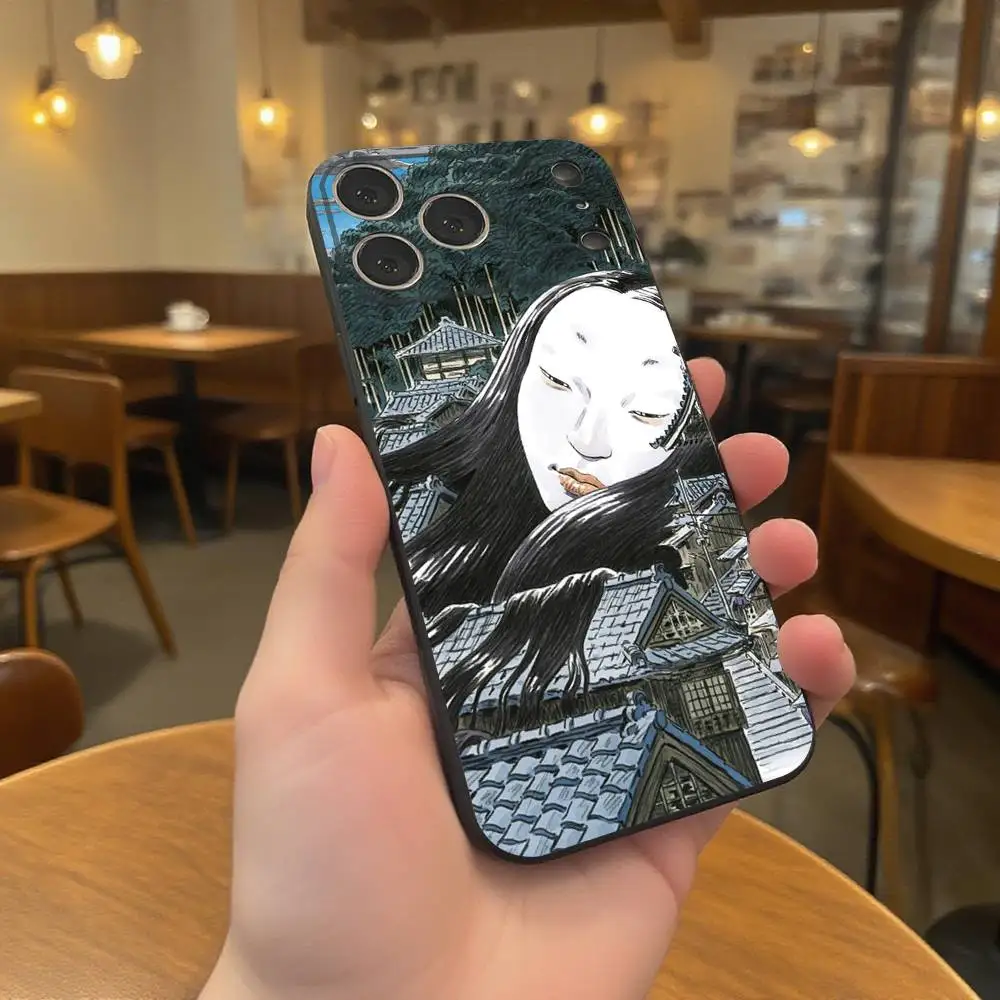 Custodia per telefono Artist T-Takato Yamamoto per iPhone 17,16,15,14,13,12,11,Pro,XS,Max,XR,Plus,E,SE4,Mini Cover morbida nera