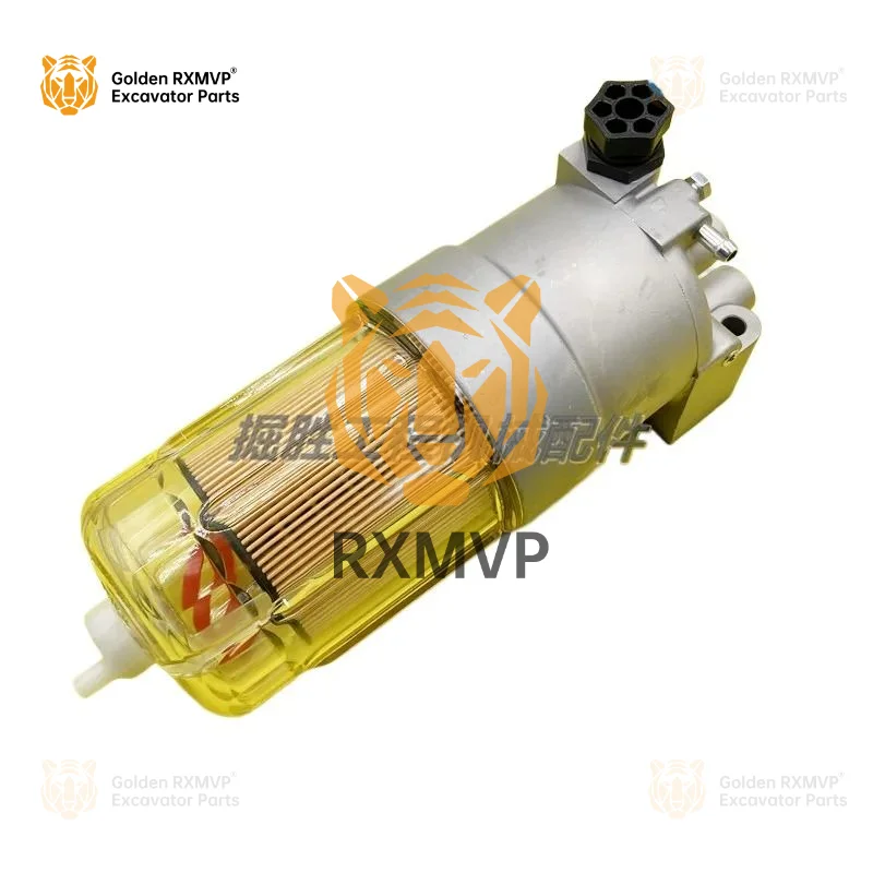 For Sumitomo SH200 210/240/350/460 5/A5Oil and water separator assembly diesel filter filter Cup Excavator Parts