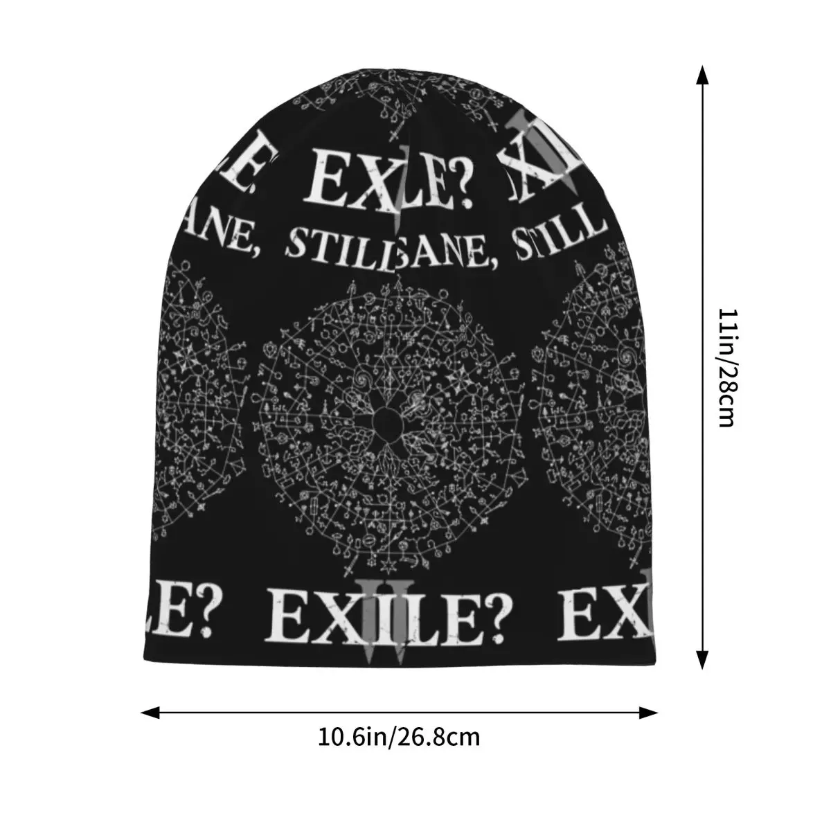 Path Of Exile 2 Still Sane Exile Warm Knitted Cap Hip Hop Bonnet Hat Autumn Winter Outdoor Beanies Hats for Men Women Adult