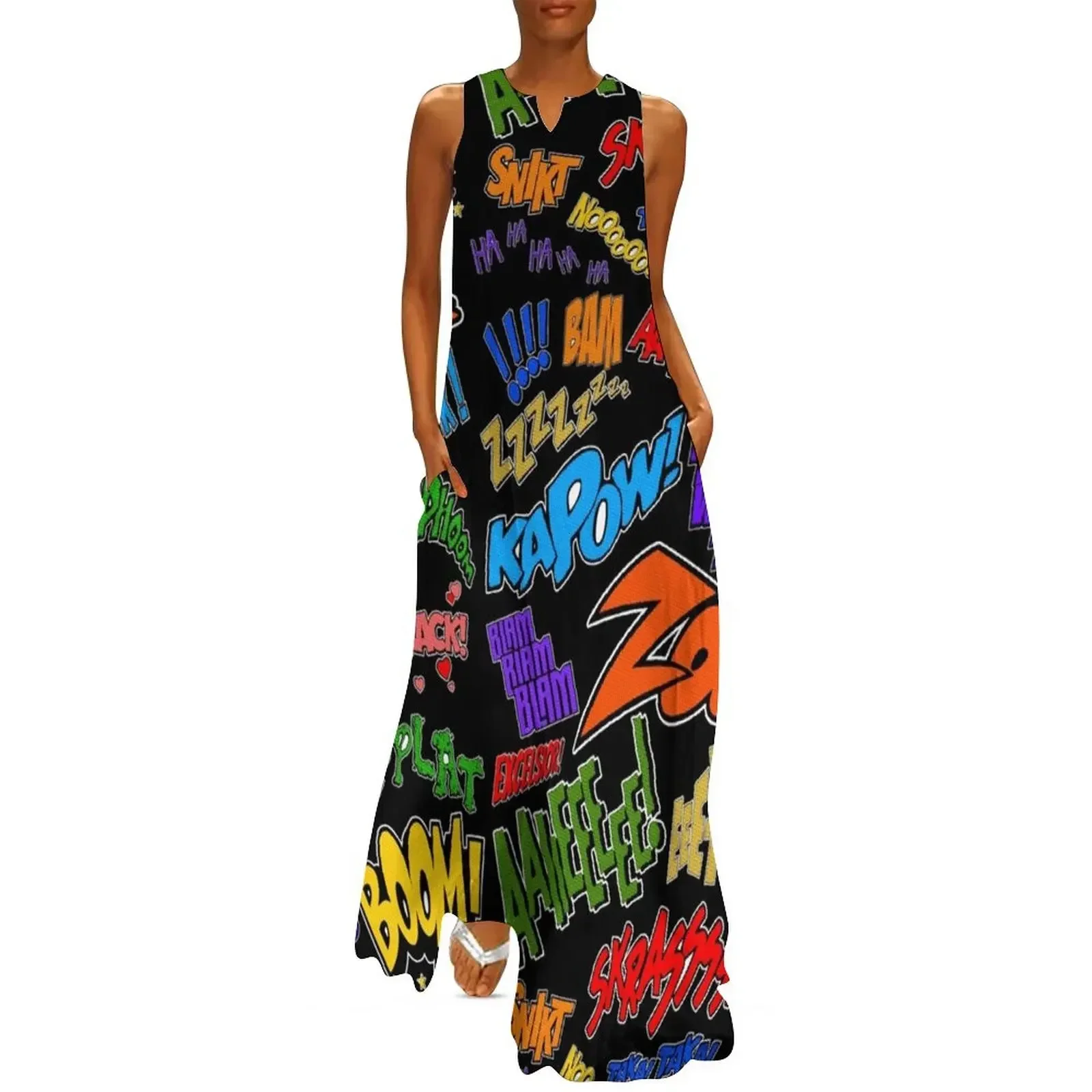 

Onomatopoeia Collage #1 (1 of 2) Long Dress prom dresses summer women's suit ladies dresses for special occasions Dress
