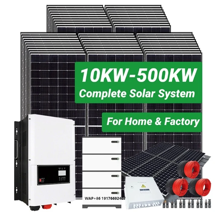On Grid 300kw 500kw 1mw Solar Plant with Solar Photovoltaic Panel 1mw 500 kw Solar Energy System for Commercial
