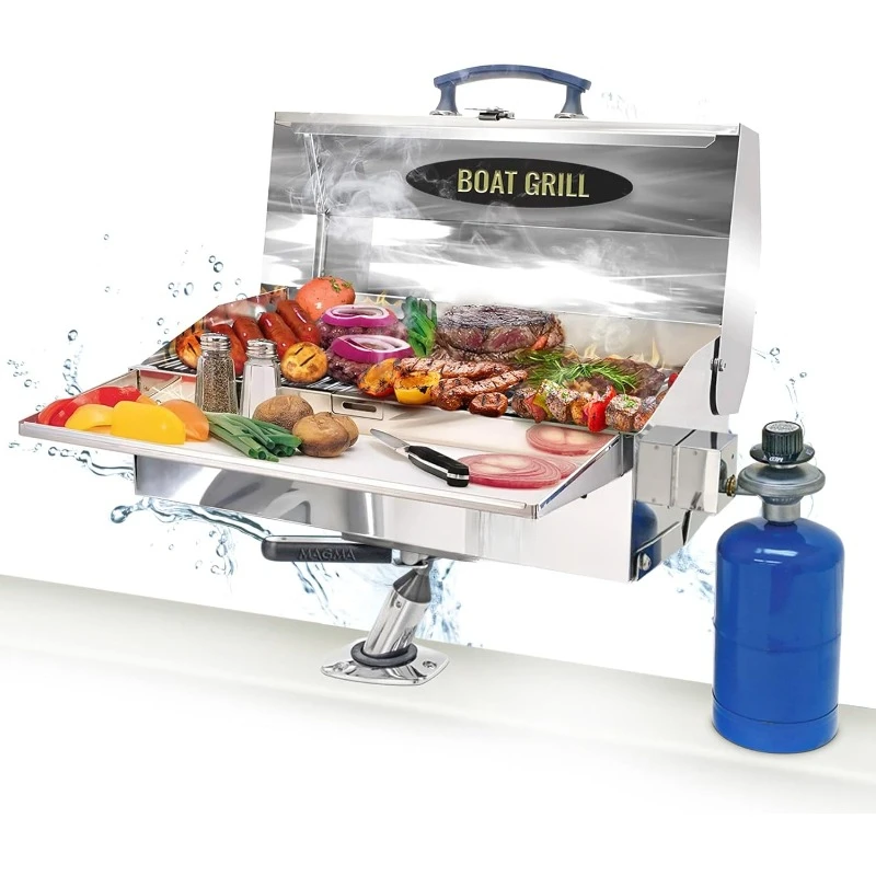 Products Marine Gas Grill  Adventurer Series making it great for marine and outdoor use locking grease tray with side access