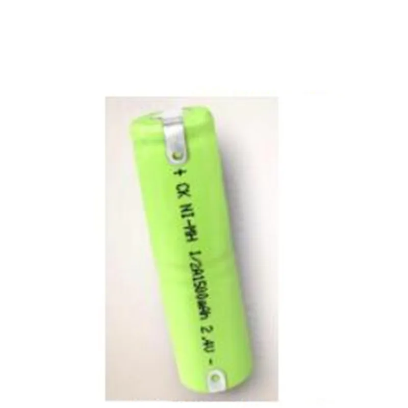 2 قطعة/الوحدة 2.4 فولت 1/2A 1500 مللي أمبير ni-mh بطارية قابلة للشحن لشفرات الحلاقة