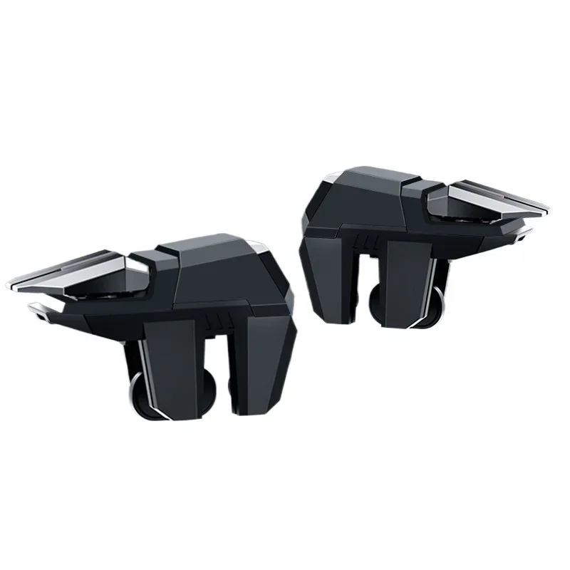 DY11 6 นิ้วโทรศัพท์มือถือPUBGเกมTriggerจอยสติ๊กABS + โลหะผสมL1 R1 ปุ่มสําหรับIPhone Android Universal gamepad Controller