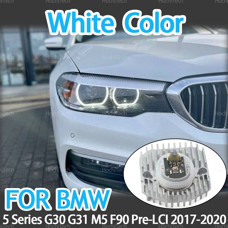 1 STÜCK Weißes Scheinwerfersteuergerät Tagfahrlicht LED-Modul für BMW 5er G30 G31 G38 M5 F90 Pre-LCI 2017-2020 DRL