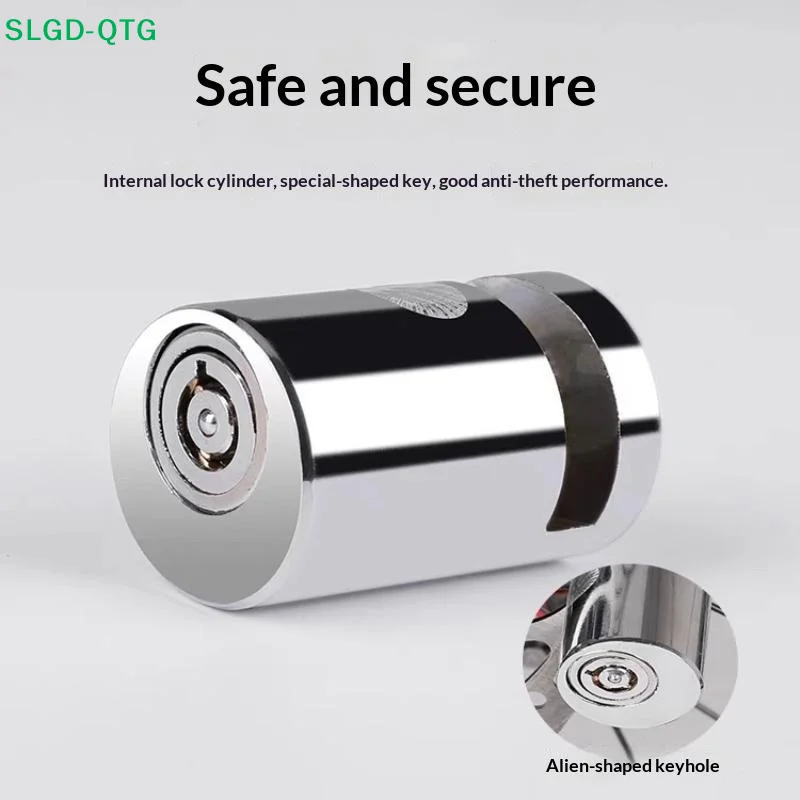 Hot Universal 55mm Heavy-Duty Disc Brake Lock Anti-Theft Cutter-Proof Padlock For Motorcycle/Bike/Scooter With Waterproof Design