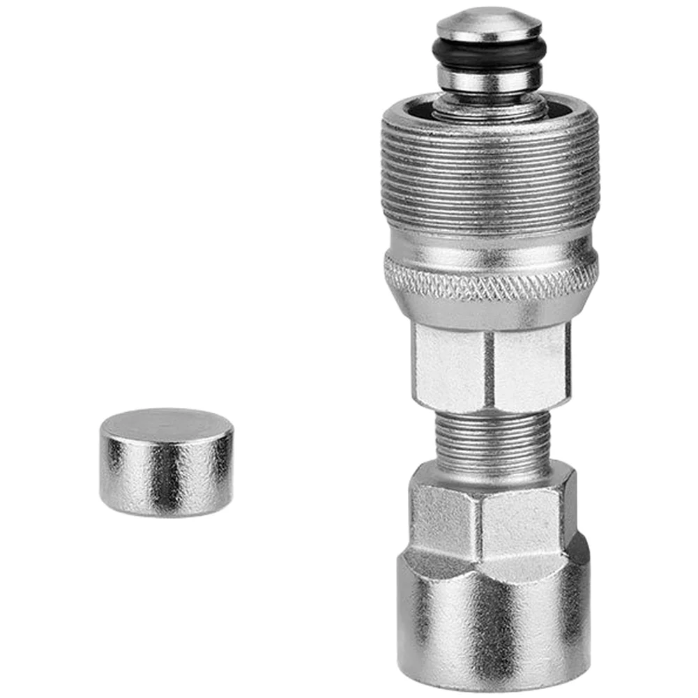 Precision Crank Removal Tool Silver Bike Crank Puller High Carbon Steel Construction Heat Treated For Durability