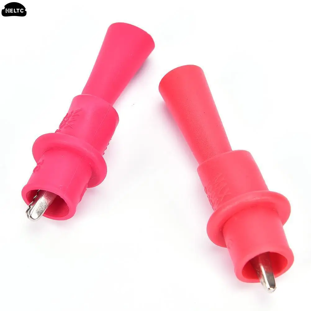 2Pcs/lot Alligator Crocodile Test Clip Clamp For Fluke Multimeter Tester Probe