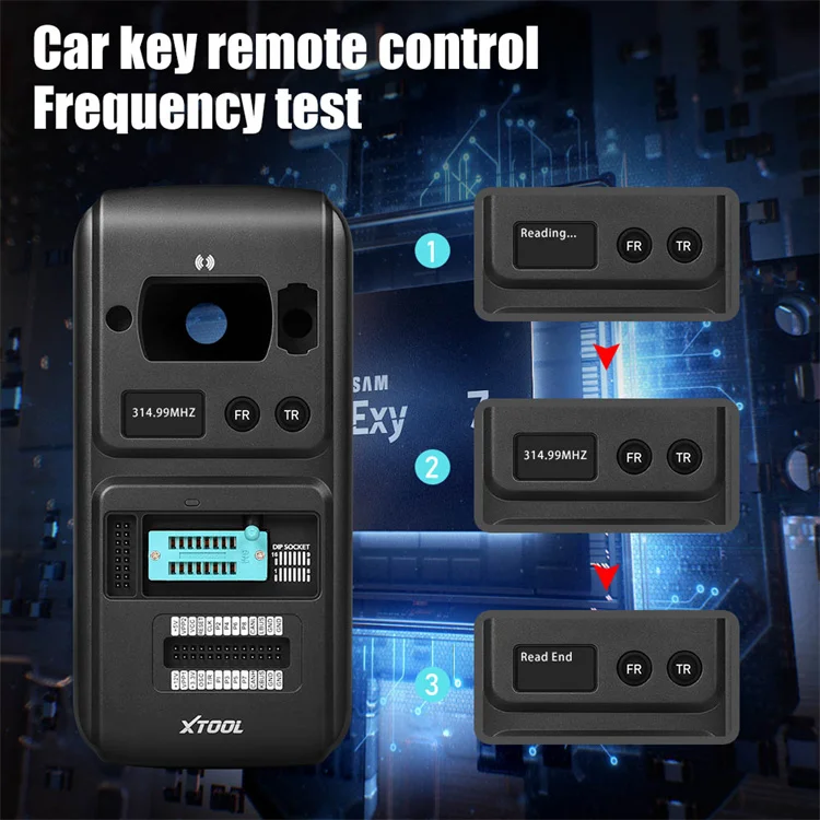 XTOOL KC501 kunci mobil & CIP Programmer Ecu pembaca Untuk Benz kunci inframerah menulis MCU/EEPROM Chip bekerja dengan X100 PAD3 A80 OBD2 alat