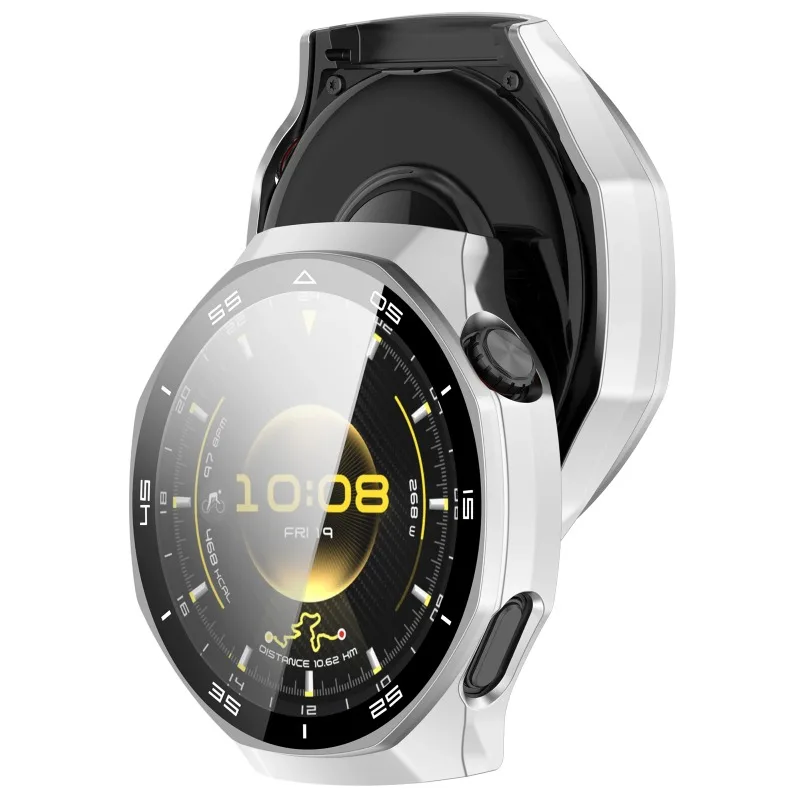 فيلم الزجاج المقسى + حافظة لهاتف هواوي ساعة GT6 Pro 46 مللي متر مقياس رسمي شاشة مقاومة للسقوط غطاء حماية لساعة هواوي GT6 Pro