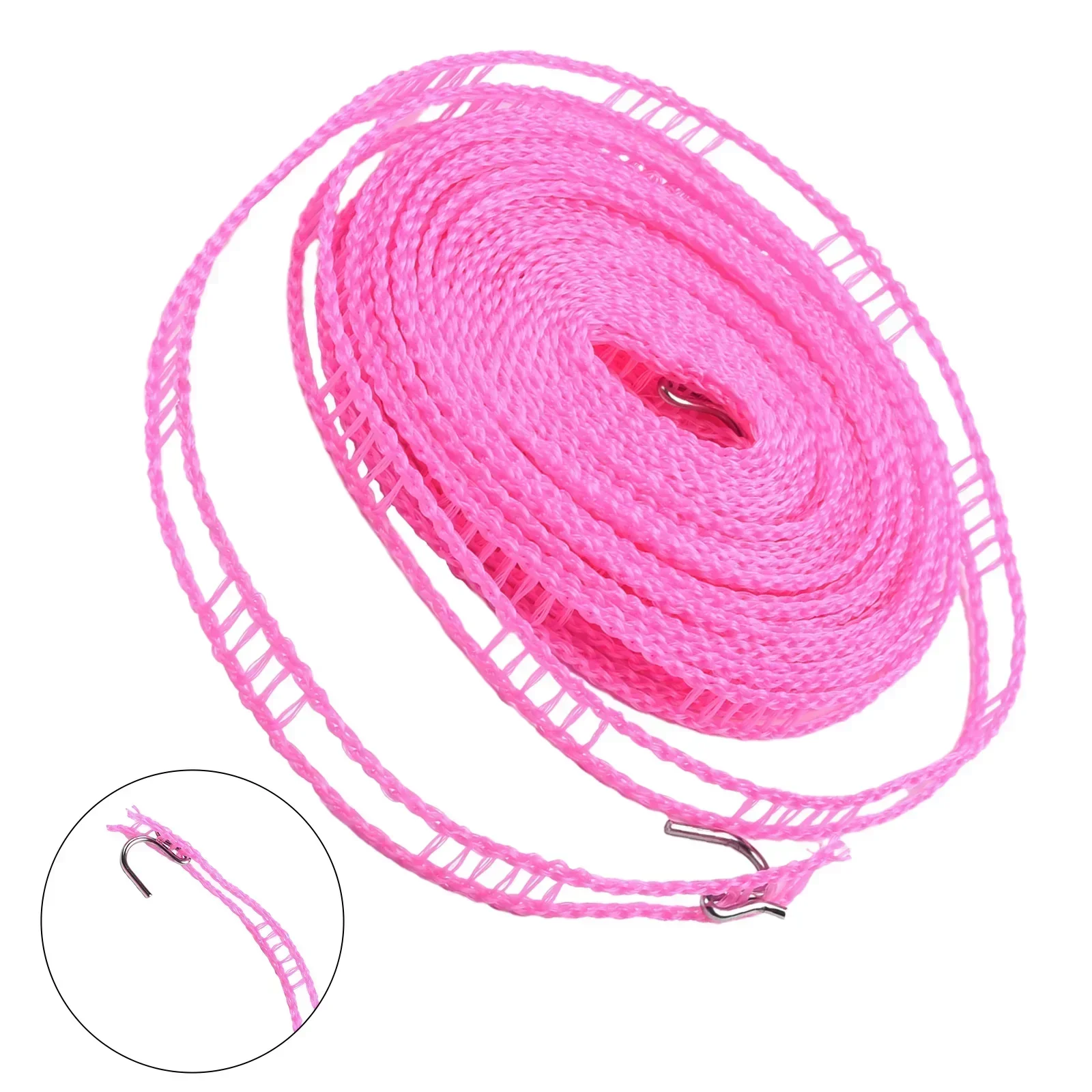 Non-Slip Handle Clothesline Compact Easy To Store Fence-type Lightweight Nylon Windproof Windproof Clothesline