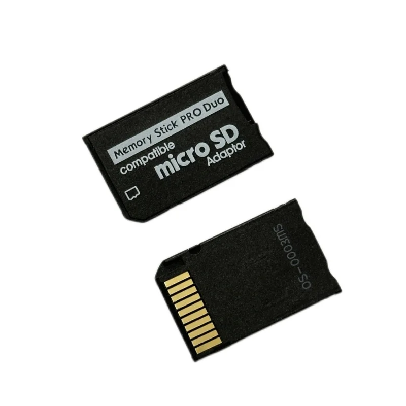 10pcs Memory Stick Pro Duo Card Reader Mini Micro SD TF To MS Adapter SD SDHC Memory Card Reader for PSP Series Single Slot