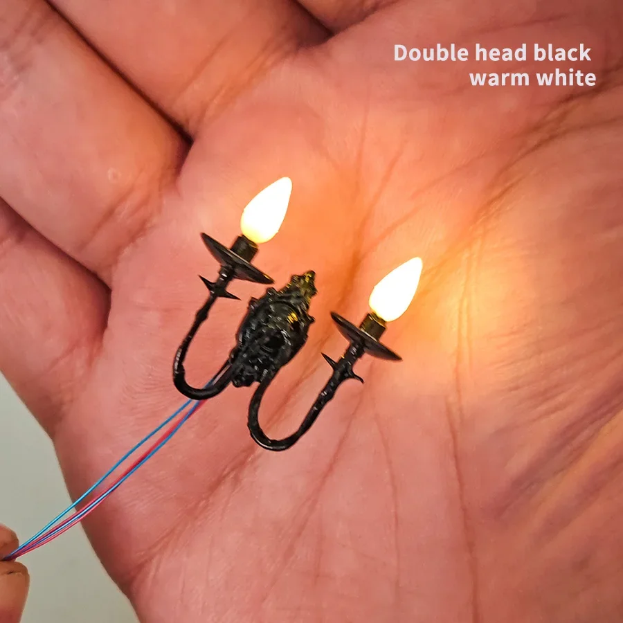 3v lâmpada de parede em miniatura modelo luz para ho diy modelo fazendo kits arquitetura construção layout decoração para diorama