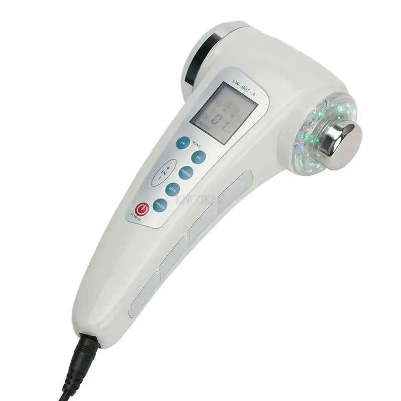 Photon Ultrasonic Ion Facial Slimming Massager Current Facial Cleansing Skin Lifting Care Rejuvenation Home Portable