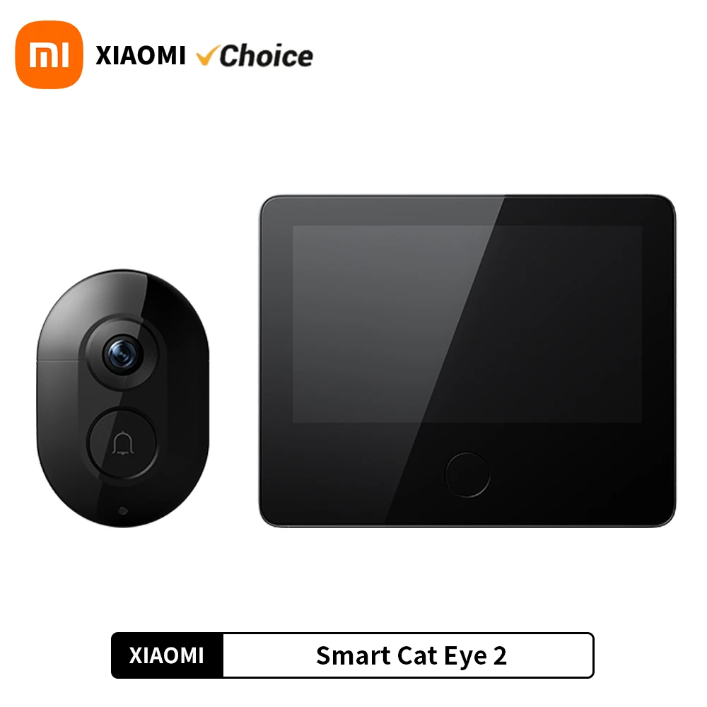 Xiaomi Smart Cat Eye 2 HDR 5-Inch 720P Screen 3MP HD Camera 180° Wide Angle Lens 940nm Infrared Night Vision Intercom Doorbell