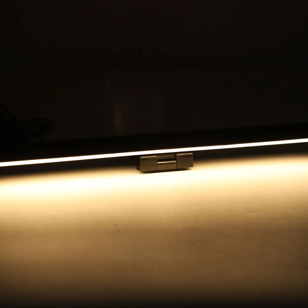 ABS Monitor Light Bar Touch Control Dimmable Color Temperature Computer Monitor Lamp No Glare Black Laptop Monitor Lamp