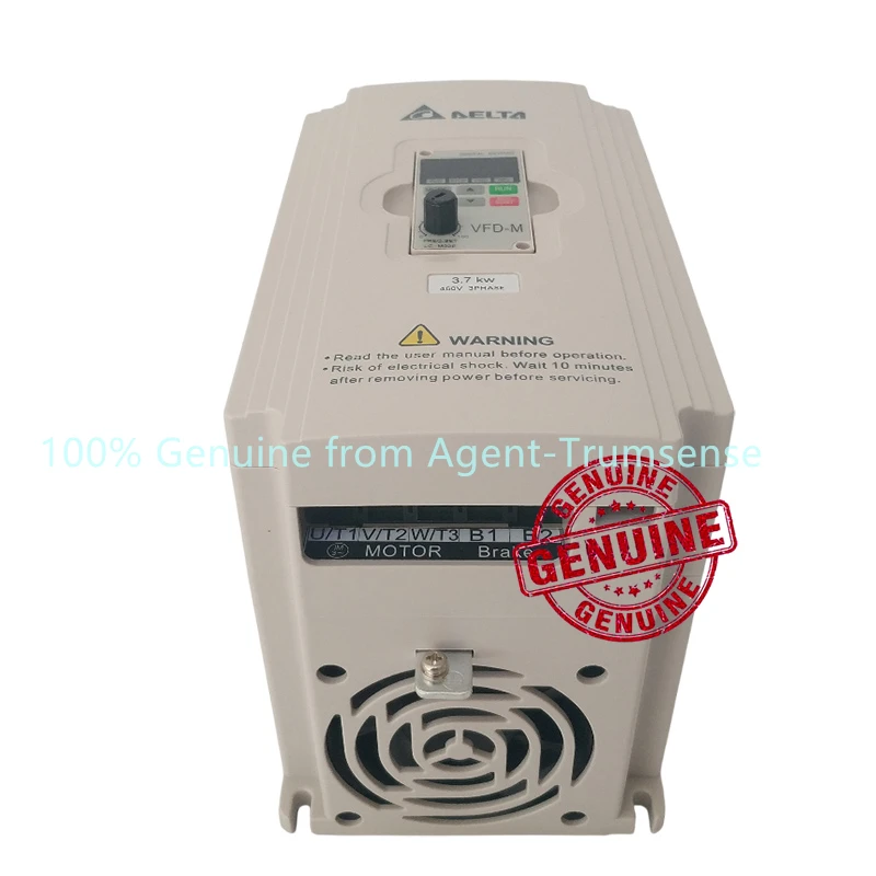 دلتا العاكس 3.7 كيلو واط VFD037M43A 3 المرحلة 380 فولت إلى 460 فولت تصنيف 8.2A 100% جديد 3700 واط VFD سلسلة محرك تيار متردد متغير السرعة #5