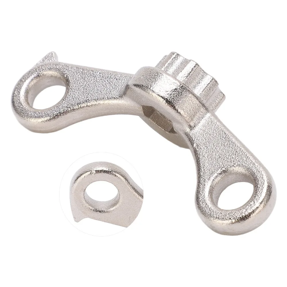 

Встроенные крючки, съемник кривошипа, серебряный инструмент для установки шатунов, инструмент для регулировки шатуна велосипеда для Shimano