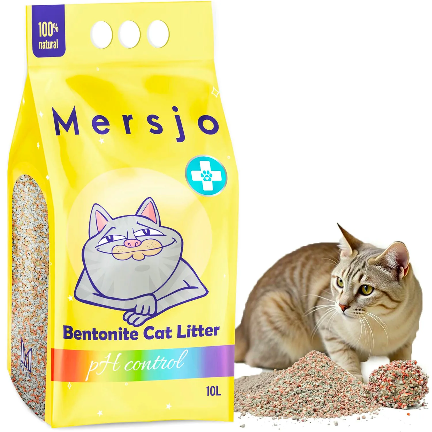 Mersjo PH CONTROL 10L bentonite cat litter