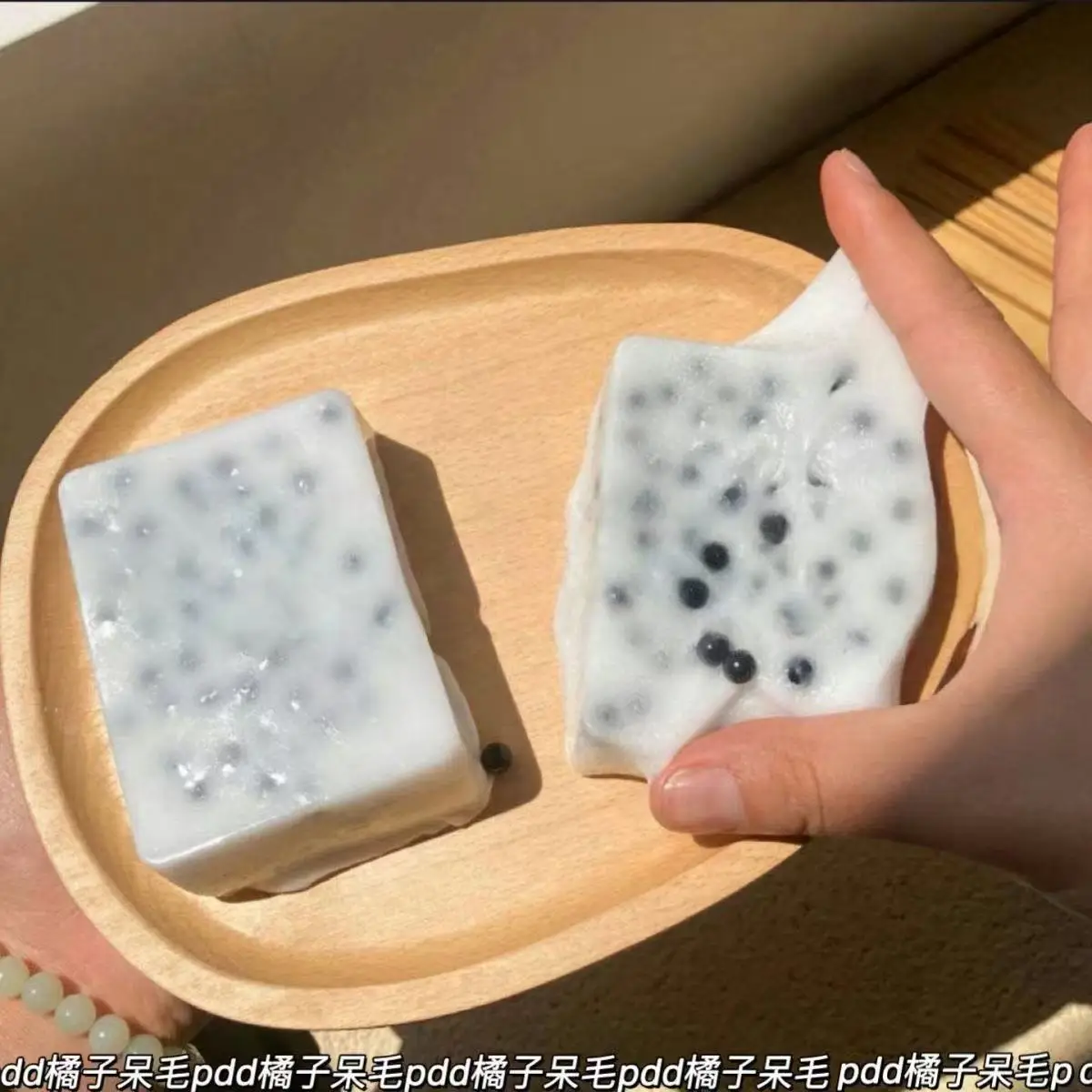 Squishy Tofu Block Squeeze Pimples Decompression Funny Squeeze Pinch Tofu Compulsion Venting Toy Funny Stress Relief Fidget Toys