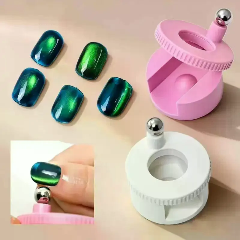 Upgrading Spinning Cat Eye Magnet Strong Magnetism For Glass Bead Wide Light Effect Attraction Nail Art Magnets
