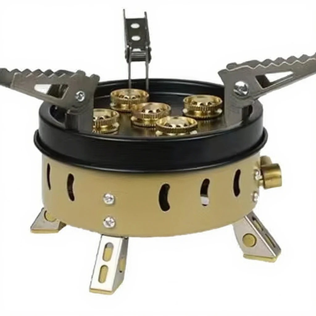 

Gas Manual Camping Stove High Power Mini Size Super Fire Outdoor Burners Windproof Gas Stove for Outdoor Hiking