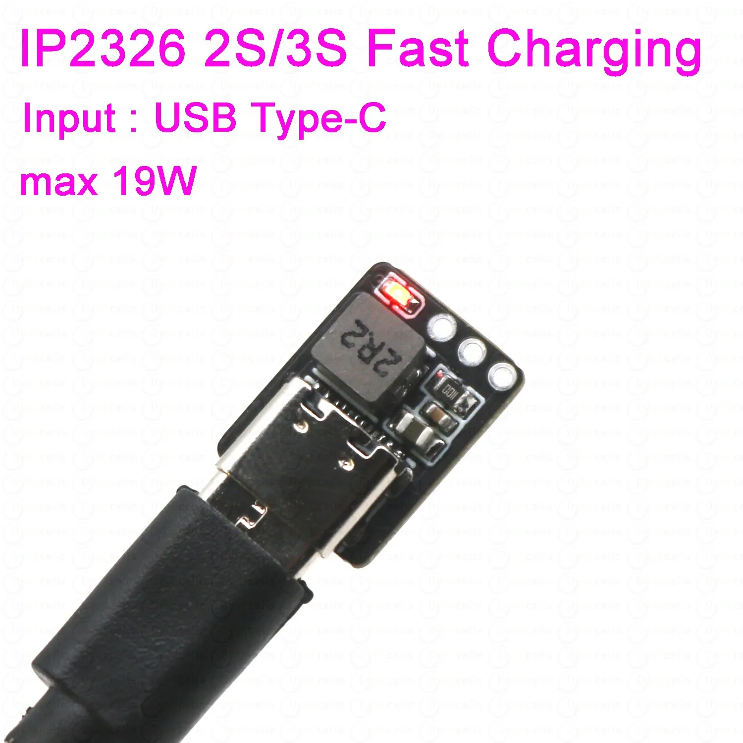 IP2326 2S 3S بطارية وحدة شحن سريع TYPE-C USB تيار مستمر 5 فولت إلى 8.4 فولت/12.6 فولت يبو بطاريات ليثيوم أيون BMS شاحن 18650 أداة كهربائية