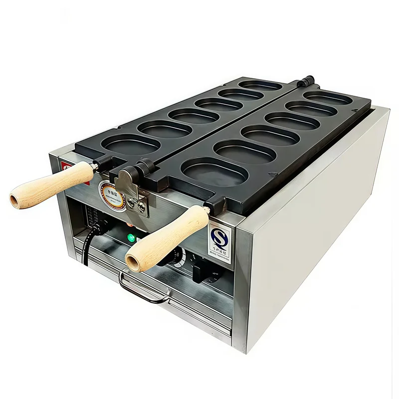 한국식 계란빵 와플 메이커 기계 논스틱 스테인리스 스낵 기계 계란 퍼프 버블 기계 3000W 전기
