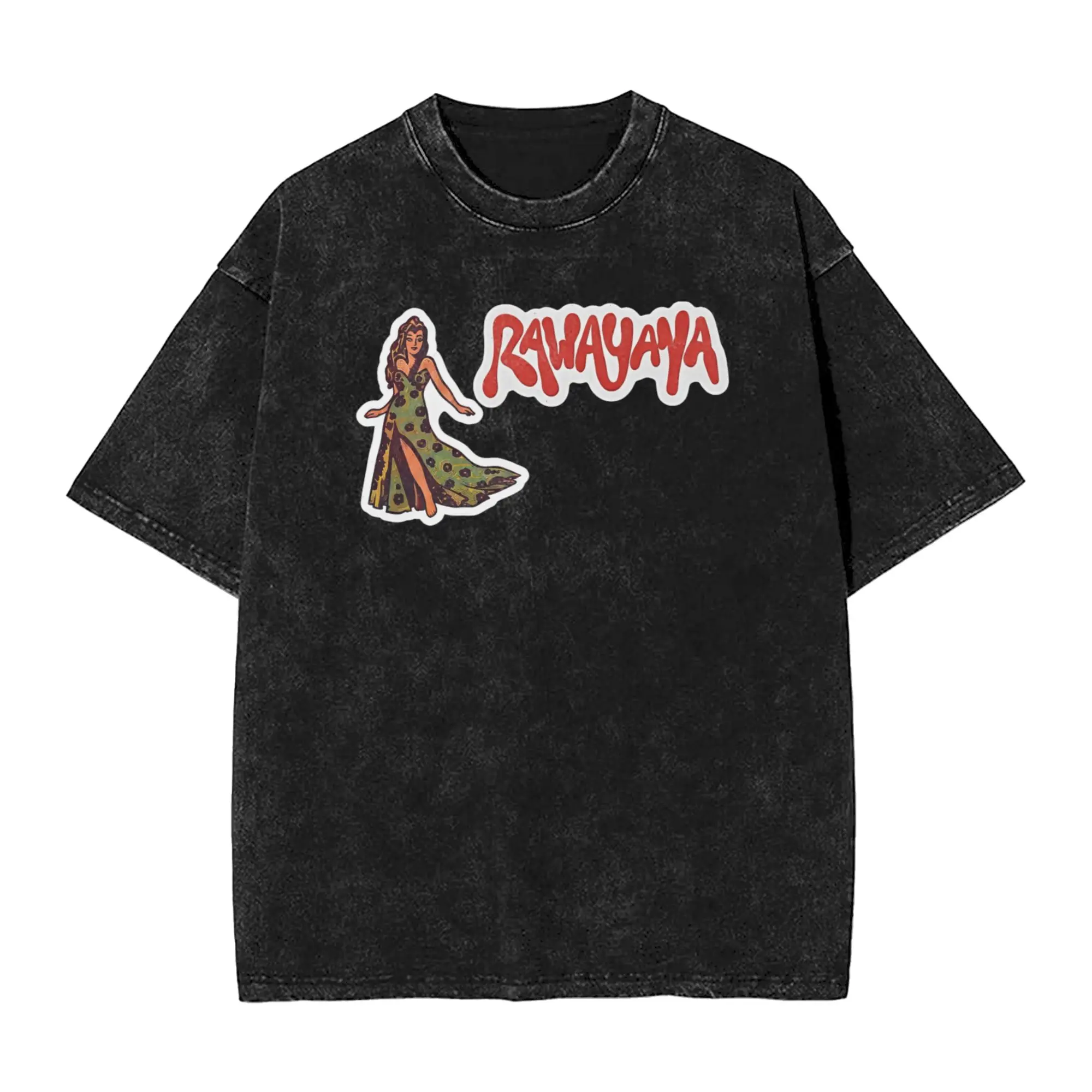 Rawayana ¿Donde Es El After? 2026 Album Washed T Shirt Apparel Oversize T-Shirt  Men Women Tee