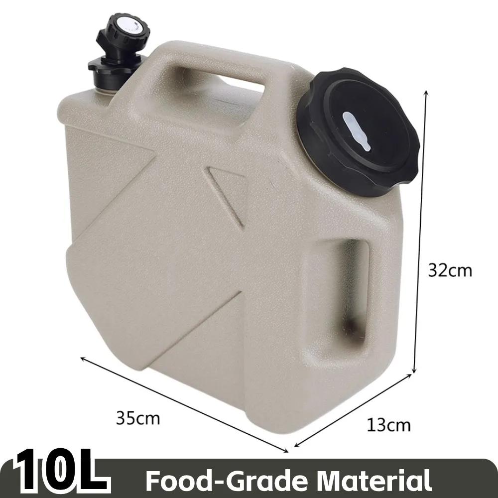 Cubo de agua portátil de gran capacidad para exteriores, contenedor de bolsa de agua para acampar con grifo, tanque de agua de conducción para Picnic y senderismo, 10-25L