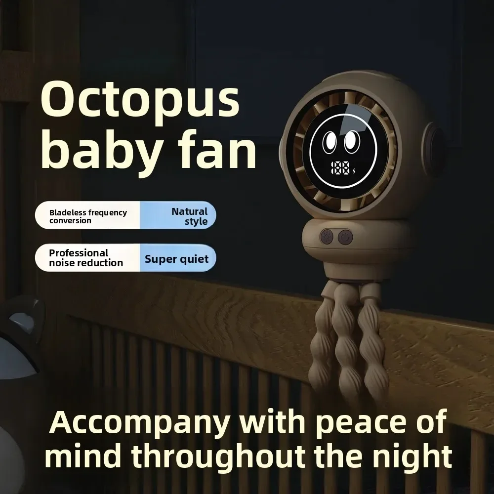 

Большой ветер, милый вентилятор осьминога, питание, ночник, USB настольный вентилятор, детская коляска, новая модель, прекрасный дизайн, бытовая техника