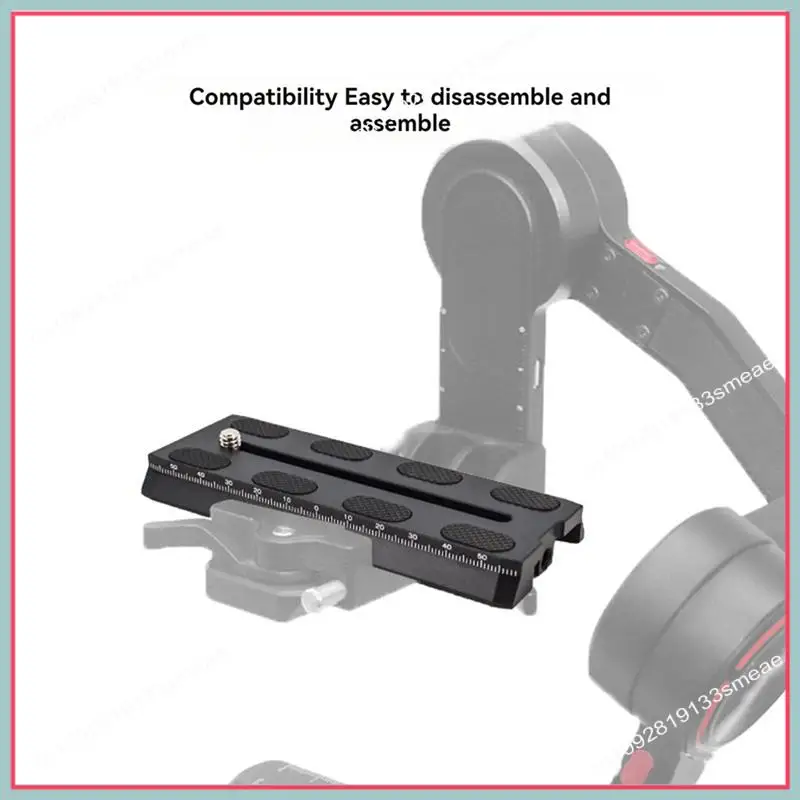 N94R 120Mm Camera Mount Quick Release Plate Standard 1/4 Inch Screw Quick Release Plate For DJI Ronin