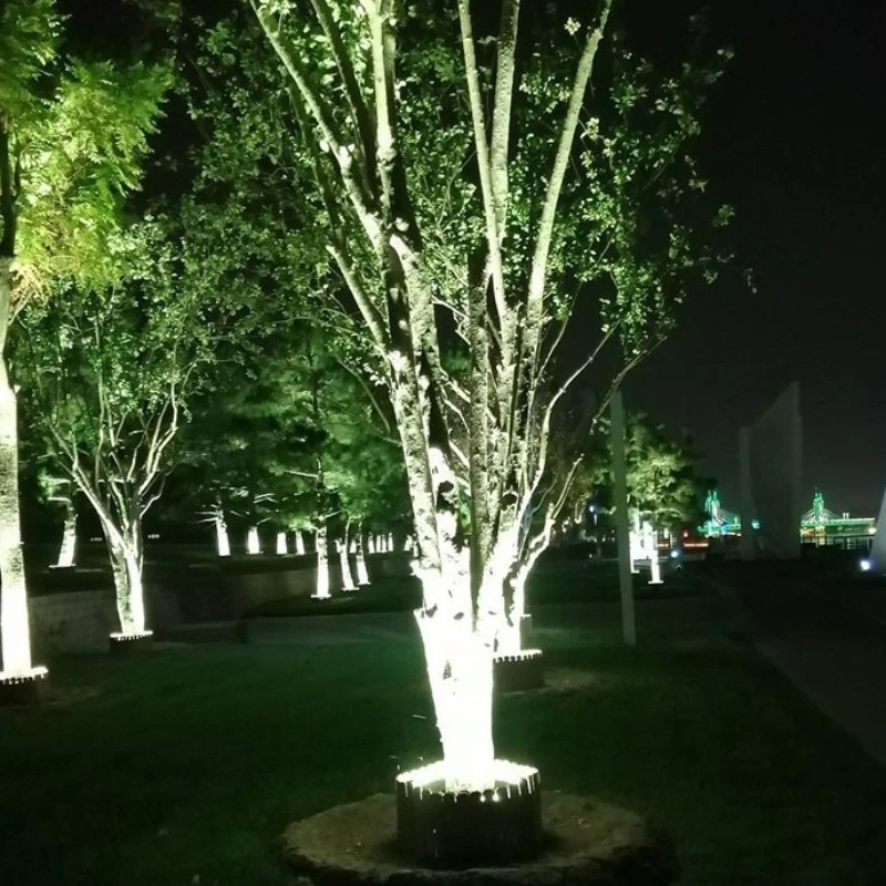 Aluminium Warm White Hug Tree Lamp Outdoors Lighting Lamps Garden Courtyard Park Decorative Light Villa Home Decoration Lights